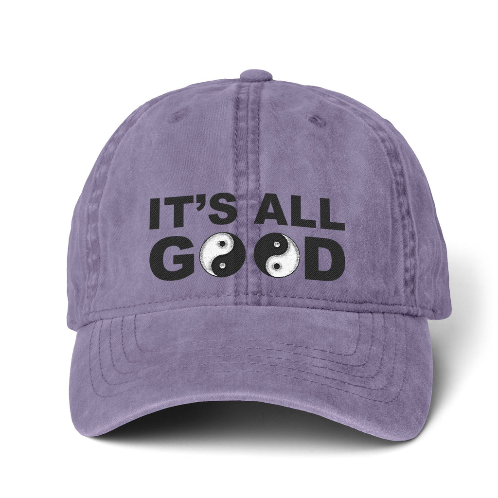 Limited Edition 'It's All Good' Yin Yang Cap | Embroidered Casual Hat