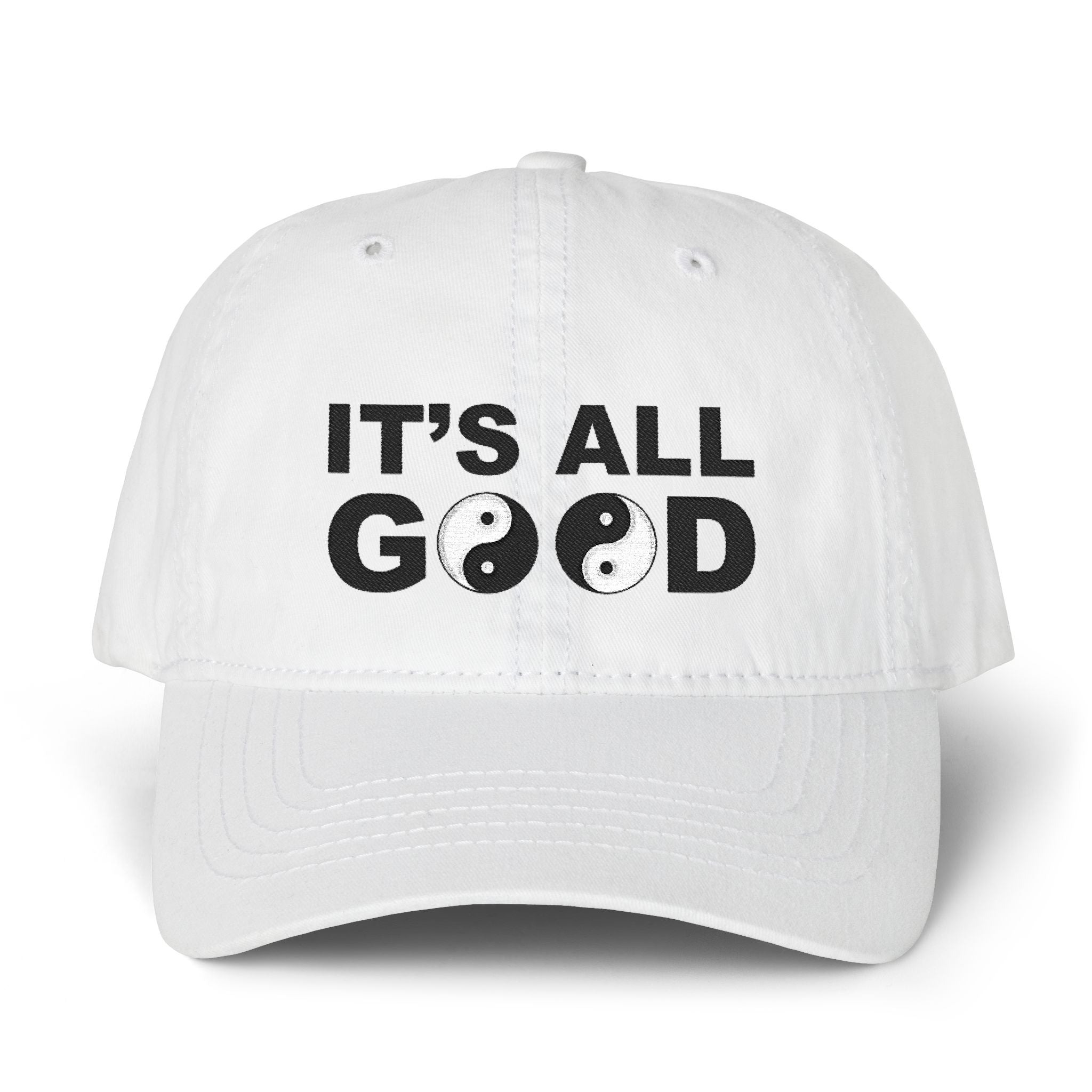 Limited Edition 'It's All Good' Yin Yang Cap | Embroidered Casual Hat