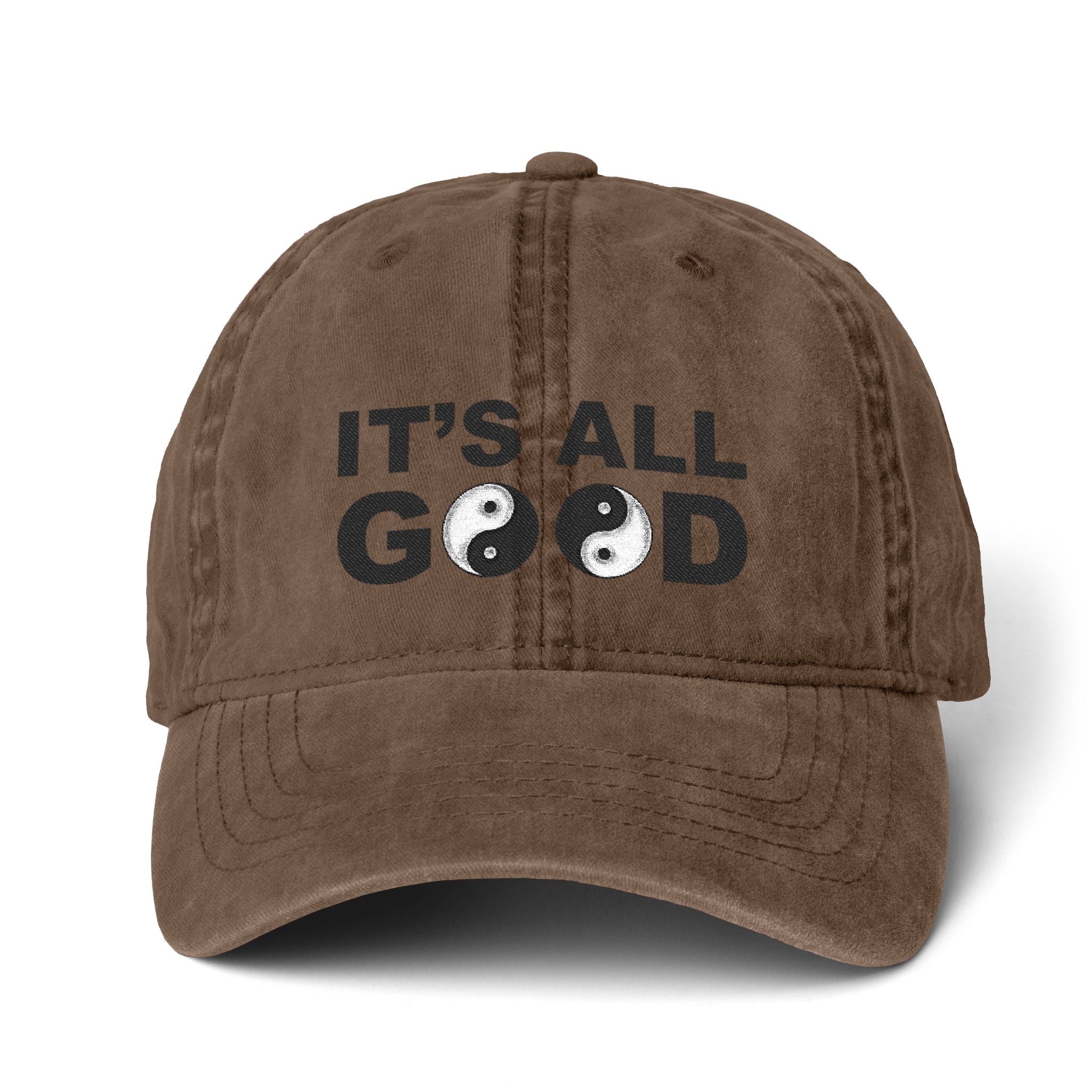 Limited Edition 'It's All Good' Yin Yang Cap | Embroidered Casual Hat