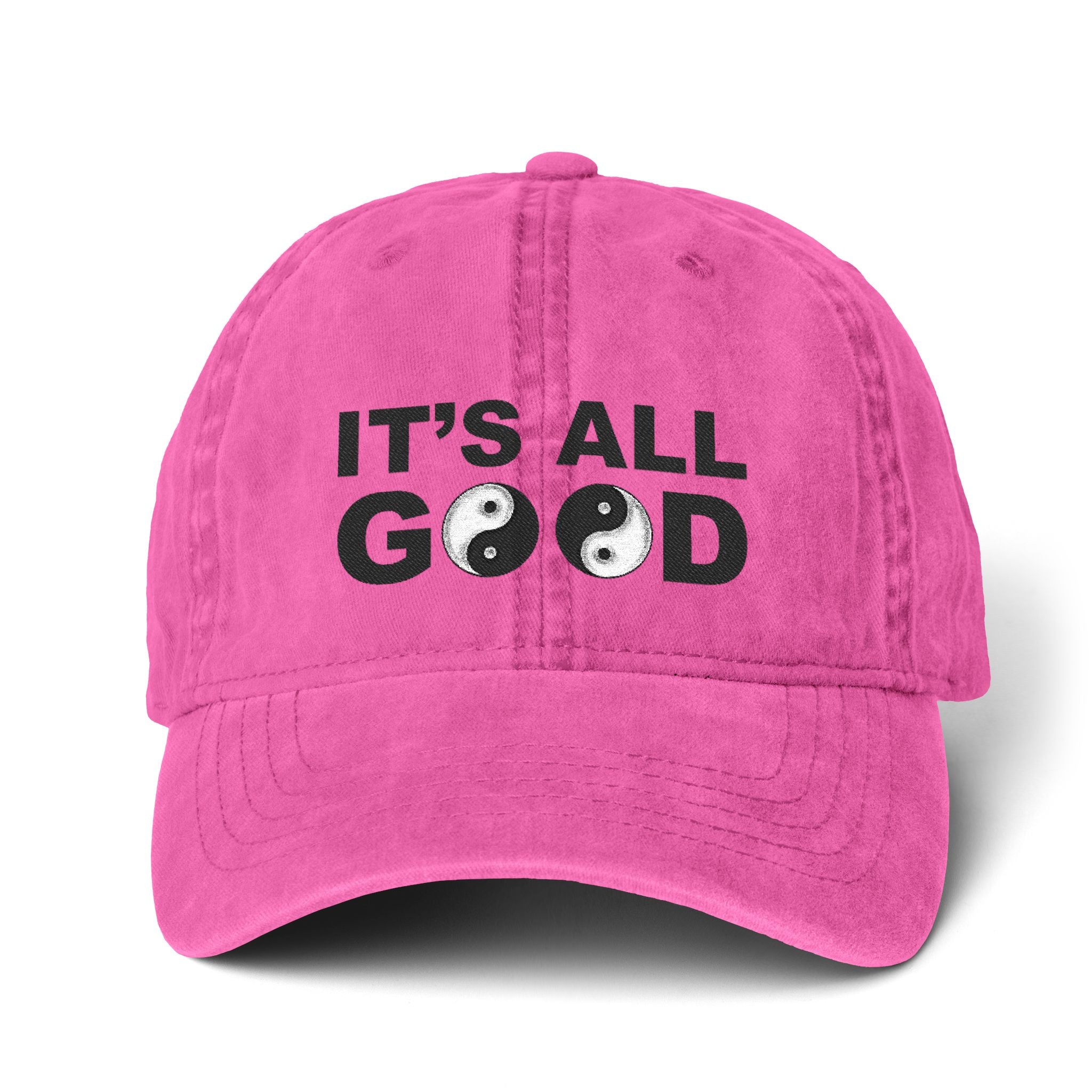 Limited Edition 'It's All Good' Yin Yang Cap | Embroidered Casual Hat