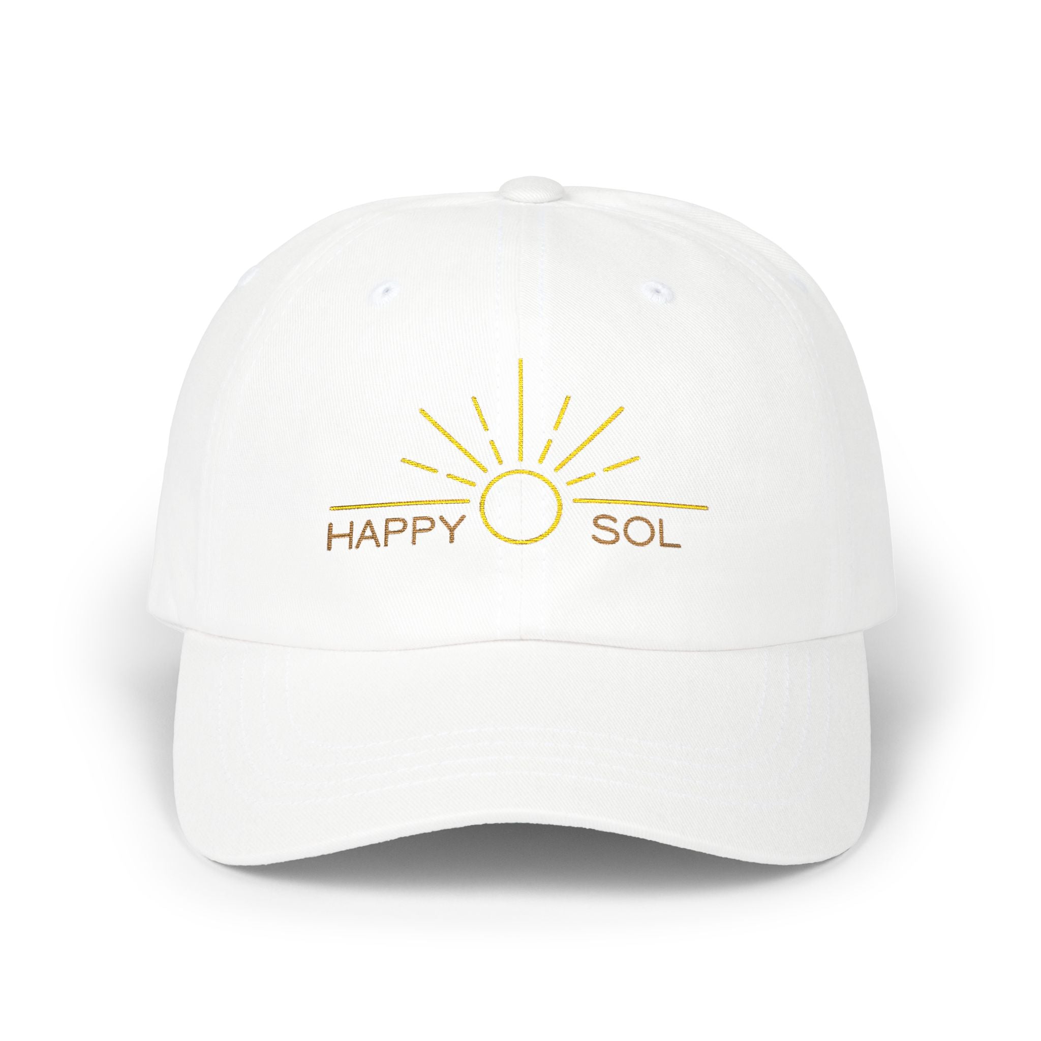 Happy Sol Baseball Cap | Embroidered Casual Hat