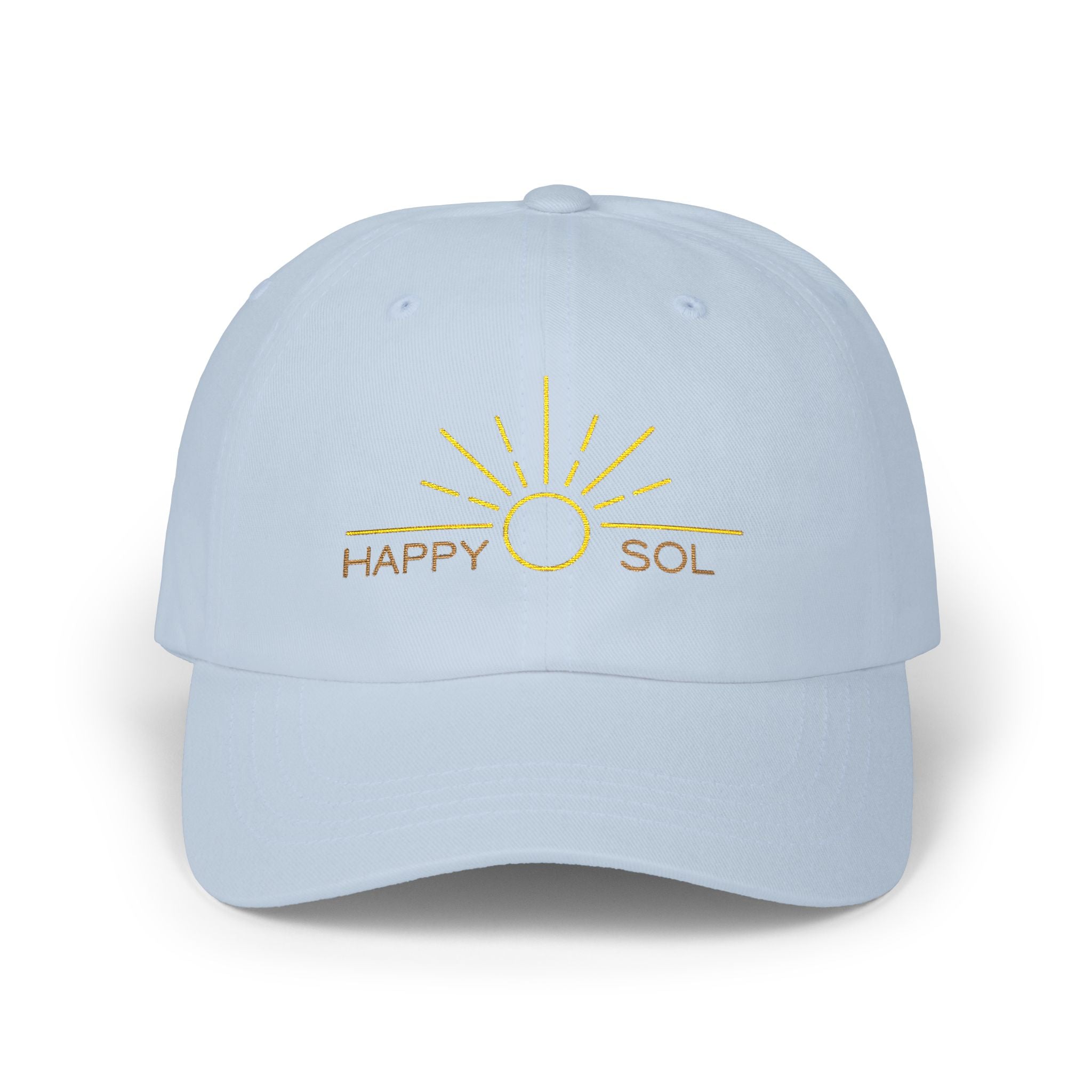 Happy Sol Baseball Cap | Embroidered Casual Hat