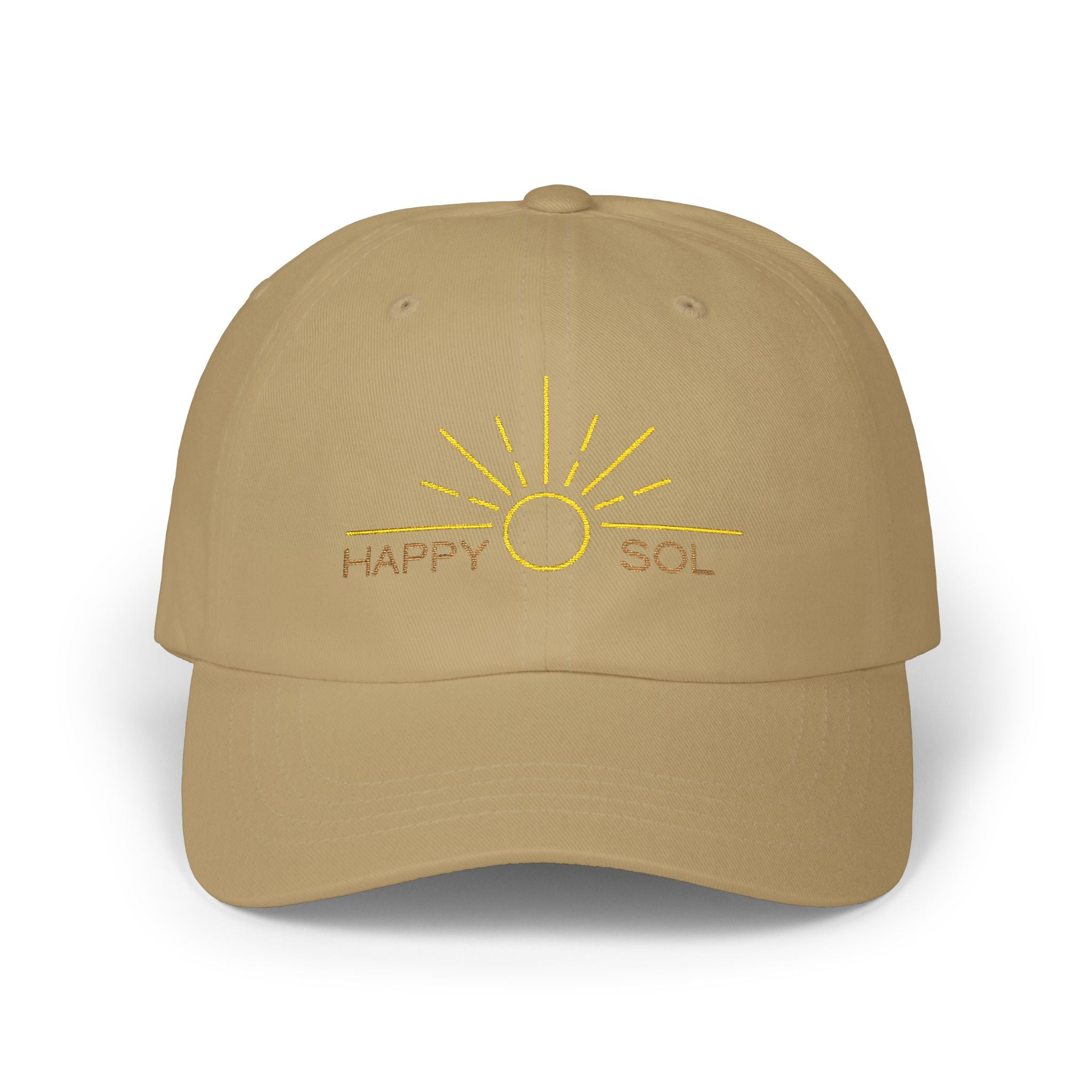 Happy Sol Baseball Cap | Embroidered Casual Hat