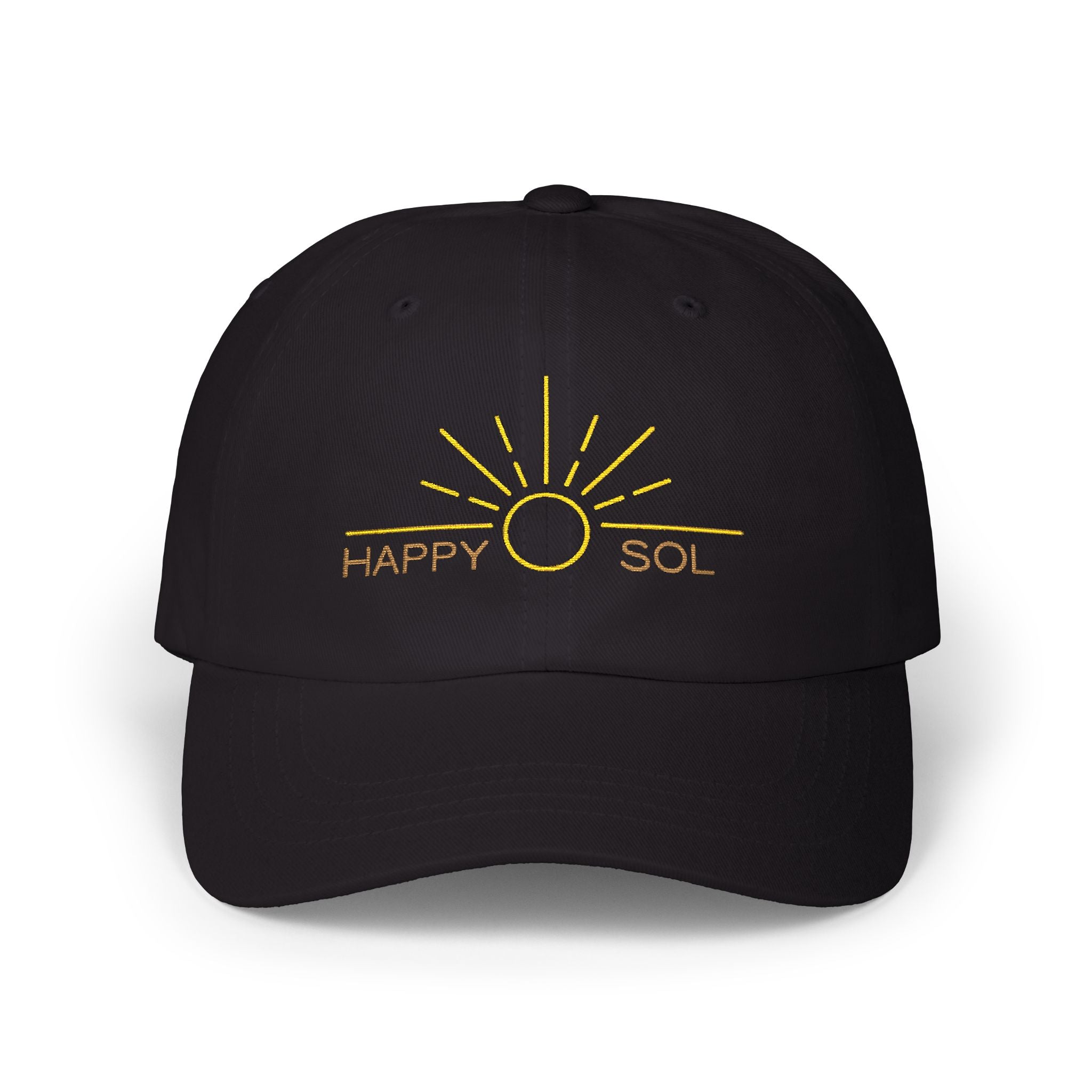Happy Sol Baseball Cap | Embroidered Casual Hat