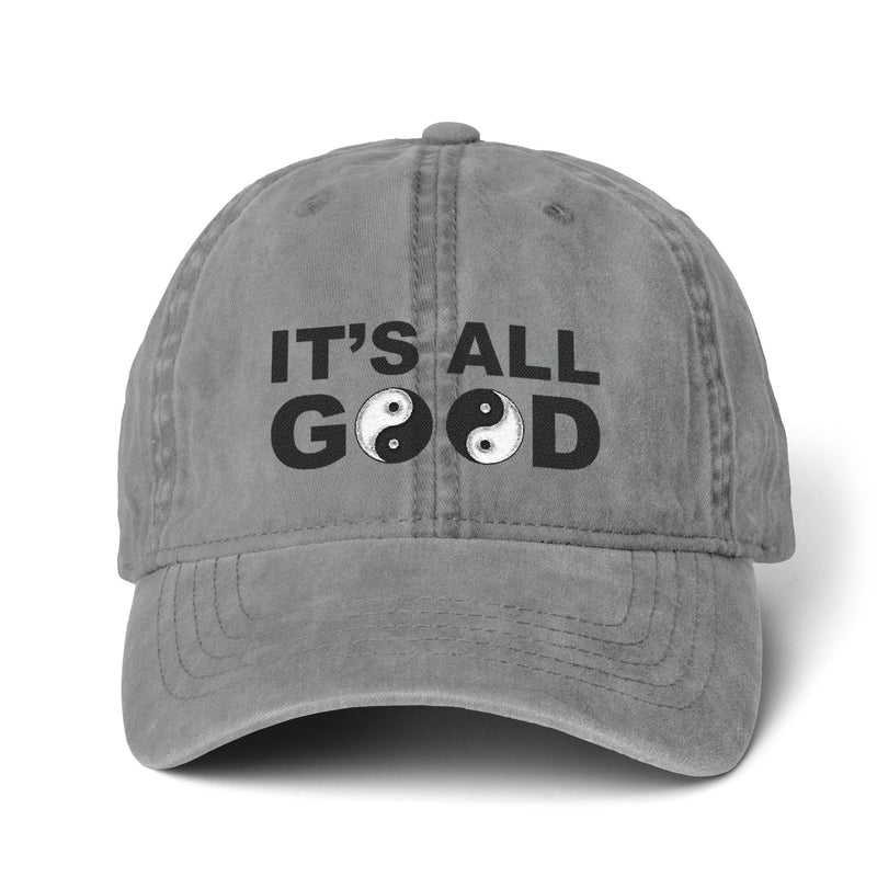 Limited Edition 'It's All Good' Yin Yang Cap | Embroidered Casual Hat