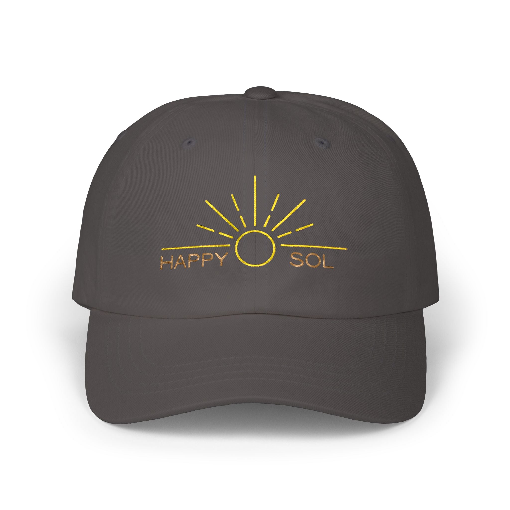 Happy Sol Baseball Cap | Embroidered Casual Hat