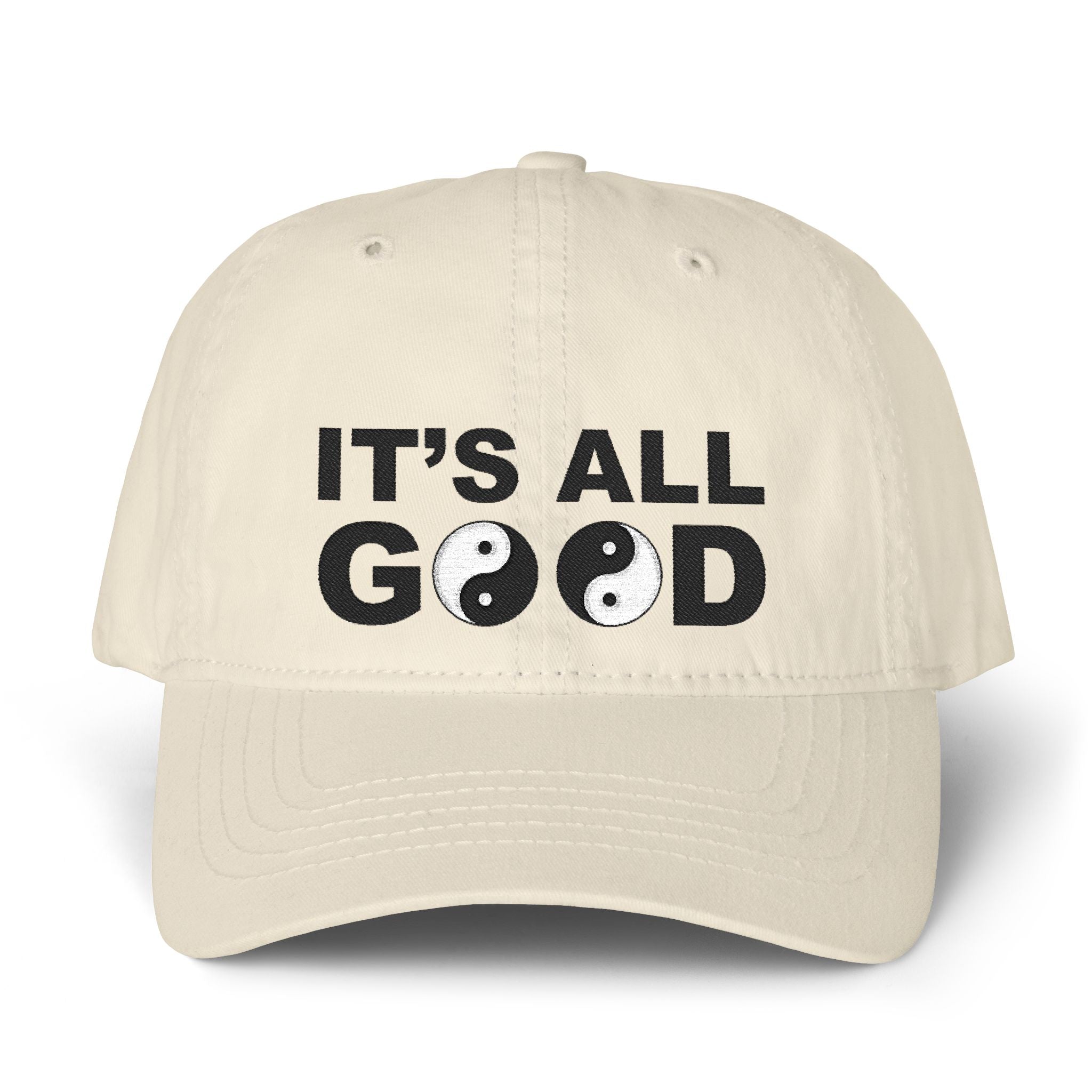 Limited Edition 'It's All Good' Yin Yang Cap | Embroidered Casual Hat