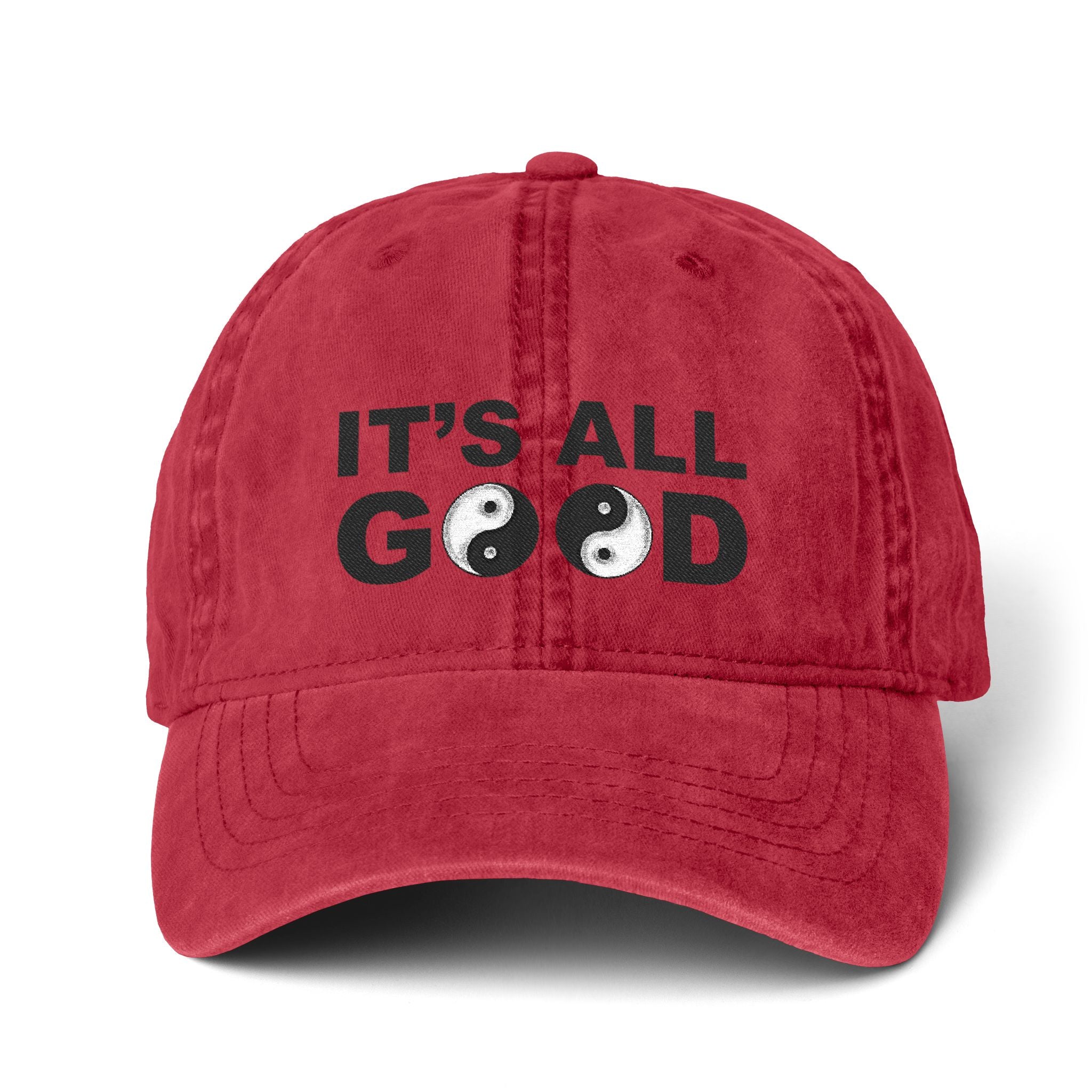 Limited Edition 'It's All Good' Yin Yang Cap | Embroidered Casual Hat