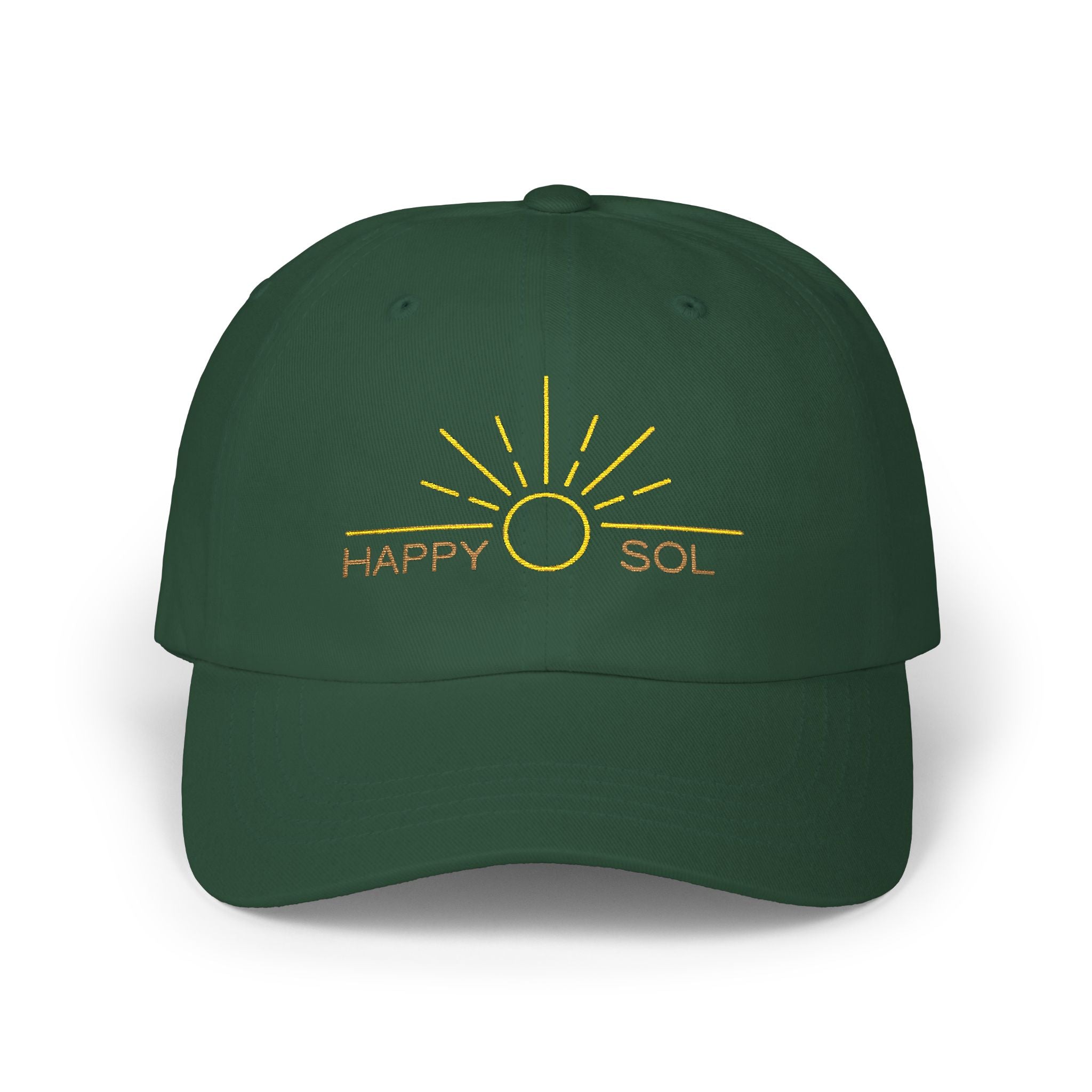Happy Sol Baseball Cap | Embroidered Casual Hat