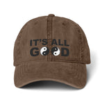 Limited Edition 'It's All Good' Yin Yang Cap | Embroidered Casual Hat