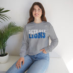 Retro Detroit Lions Football Sweatshirt | Soft, Lightweight Crewneck for Every Season