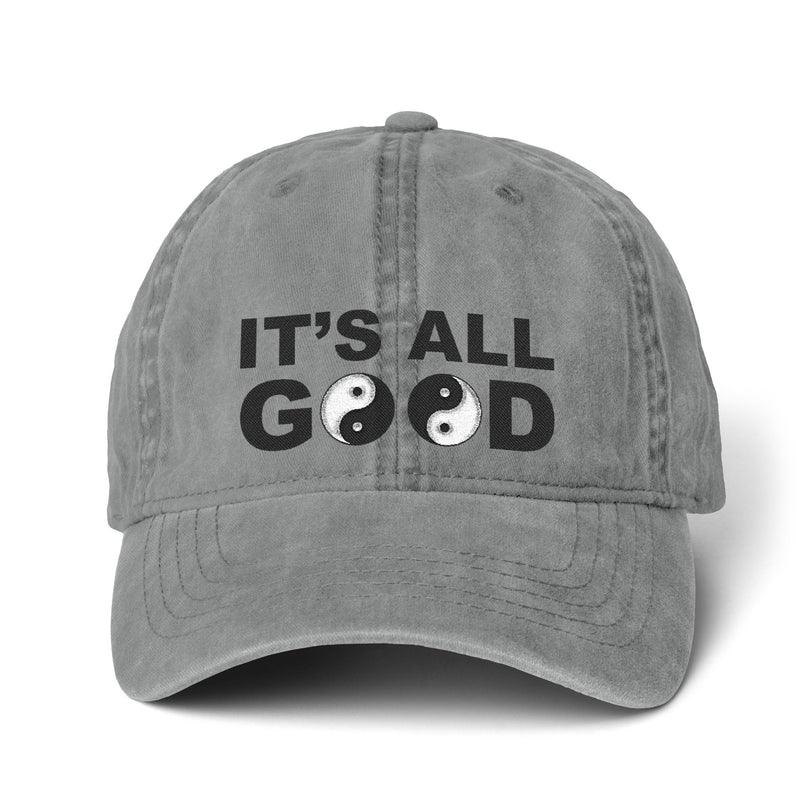 Limited Edition 'It's All Good' Yin Yang Cap | Embroidered Casual Hat